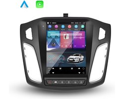 Boscer Autoradio - Geschikt voor Ford Focus 2012 t/m 2018 - Apple Carplay & Android Auto (Draadloos) - Android 11 - 2+32GB - 9,7" HD Touchscreen - Navigatiesysteem - Achteruitrijcamera & Microfoon