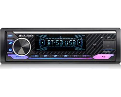 Caliber Autoradio - Autoradio met Bluetooth - 4 x 100W - 1 din - Multicolour Display - Handsfree bellen - FM Radio - USB Oplaadpoort