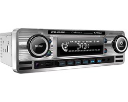 Caliber Autoradio met Bluetooth - DAB - DAB+ - USB, SD, AUX, FM - 1 DIN - Enkel DIN - Retro Oldtimer Look - Handsfree bellen (RMD120DAB-BT)