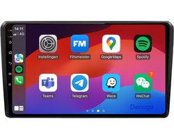 CarPlay autoradio geschikt voor Audi A3 | 2004 t/m 2013 | Android 13 | Draadloos Apple CarPlay & Android Auto | 2GB + 32GB | QuadCore processor | Denago DNG-A25 | 2025 model | 2004 2005 2006 2007 2008 2009 2010 2011 2012 2013 | Bluetooth & Wifi