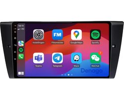CarPlay autoradio geschikt voor BMW 3 Serie E90 E91 E92 E93 & BMW M3 (2005–2013) | 9 inch | Android 13 | Draadloos Apple CarPlay & Android Auto | 2GB + 32GB | QuadCore | Denago DNG-A72 | 2005 2006 2007 2008 2009 2010 2011 2012 2013 | Bluetooth & Wifi