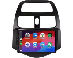 CarPlay autoradio geschikt voor Chevrolet Spark | 2009 t/m 2015 | Android 13 | Draadloos Apple CarPlay & Android Auto | 2GB + 32GB | QuadCore processor | Denago DNG-A24 | 2025 model | 2009 2010 2011 2012 2013 2014 2015 | Bluetooth & Wifi