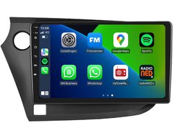 CarPlay autoradio geschikt voor Honda Insight | 2009 t/m 2014 | Android 13 | Draadloos Apple CarPlay & Android Auto | 2GB + 32GB | 8-Core processor | Davilon | 2025 model | 2009 2010 2011 2012 2013 2014 | Bluetooth & Wifi