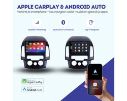CarPlay autoradio geschikt voor Hyundai i30 | 2007 t/m 2012 | Android 13 | Draadloos Apple CarPlay & Android Auto | 2GB + 32GB | QuadCore processor | Denago DNG-A191 | 2025 model | Bluetooth & Wifi