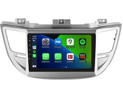 CarPlay autoradio geschikt voor Hyundai Tucson | 2015 t/m 2018 | Android 13 | Draadloos Apple CarPlay & Android Auto | 2GB + 32GB | 8-Core processor | Davilon | 2025 model | 2015 2016 2017 2018 | Bluetooth & Wifi