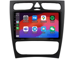 CarPlay autoradio geschikt voor Mercedes C-Klasse W203 (2000–2004) | 9 inch | Android 13 | Draadloos Apple CarPlay & Android Auto | 2GB + 32GB | QuadCore processor | Denago DNG-A52 | 2025 model | 2000 2001 2002 2003 2004 | Bluetooth & Wifi
