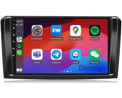 CarPlay autoradio geschikt voor Mercedes ML W164 & GL X164 | 2005 t/m 2012 | Android 13 | Draadloos Apple CarPlay & Android Auto | 2GB + 32GB | QuadCore processor | Denago DNG-A189 | 2025 model | Bluetooth & Wifi