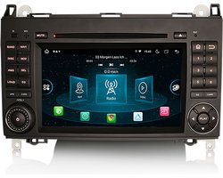 Carplay autoradio Geschikt voor Mercedes Sprinter | Vito | A-Klasse | Geschikt voor Volkswagen Crafter | 2004 t/m 2023 | Android 13 | Draadloos Apple Carplay & Android Auto | 4GB + 64GB | 8-Core processor | Cartronix | 2025 model | Bluetooth & Wifi
