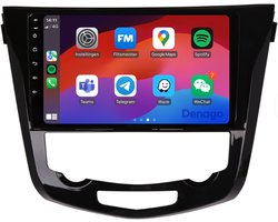 CarPlay autoradio geschikt voor Nissan Qashqai 2014 t/m 2021 | 10 inch | Android 13 | Draadloos Apple CarPlay & Android Auto | 2GB + 32GB | QuadCore processor | Denago DNG-A106 | 2025 model | 2014 2015 2016 2017 2018 2019 2020 2021 | Bluetooth & Wifi