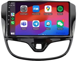 CarPlay autoradio geschikt voor Opel Karl | 2015 t/m 2020 | Android 13 | Draadloos Apple CarPlay & Android Auto | 2GB + 32GB | QuadCore processor | Denago DNG-A18 | 2025 model | 2015 2016 2017 2018 2019 2020 | Bluetooth & Wifi