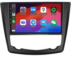 CarPlay autoradio geschikt voor Renault Kadjar (2015 t/m 2018) | 9 inch | Android 13 | Draadloos Apple CarPlay & Android Auto | 2GB + 32GB | QuadCore processor | Denago DNG-A128 | 2025 model | 2015 2016 2017 2018 | Bluetooth & Wifi