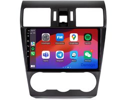 CarPlay autoradio geschikt voor Subaru Forester (2014 t/m 2018) | 9 inch | Android 13 | Draadloos Apple CarPlay & Android Auto | 2GB + 32GB | QuadCore processor | Denago DNG-A90 | 2025 model | 2014 2015 2016 2017 2018 | Bluetooth & Wifi