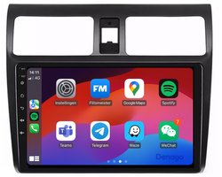 CarPlay autoradio geschikt voor Suzuki Swift | 2004 t/m 2010 | Android 13 | Draadloos Apple CarPlay & Android Auto | 2GB + 32GB | QuadCore processor | Denago DNG-A04 | 2025 model | 2004 2005 2006 2007 2008 2009 2010 | Bluetooth & Wifi