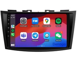 CarPlay autoradio geschikt voor Suzuki Swift | 2011 t/m 2017 | Android 13 | Draadloos Apple CarPlay & Android Auto | 2GB + 32GB | QuadCore processor | Denago DNG-A251 | 2025 model | 2011 2012 2013 2014 2015 2016 2017 | Bluetooth & Wifi