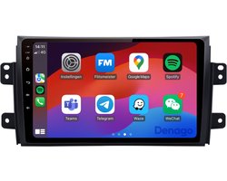CarPlay autoradio geschikt voor Suzuki SX4 | 2006 t/m 2011 | Android 13 | Draadloos Apple CarPlay & Android Auto | 2GB + 32GB | QuadCore processor | Denago DNG-A315 | 2025 model | 2006 2007 2008 2009 2010 2011 | Bluetooth & Wifi