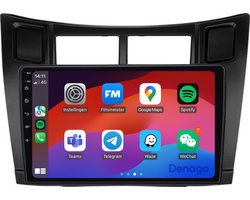 CarPlay autoradio geschikt voor Toyota Yaris | 2005 t/m 2012 | Android 13 | 9 inch | Draadloos Apple CarPlay & Android Auto | 2GB + 32GB | QuadCore processor | Denago DNG-A297 | 2025 model | 2005 2006 2007 2008 2009 2010 2011 2012 | Bluetooth & Wifi