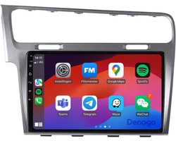 CarPlay autoradio geschikt voor Volkswagen Golf 7 | 2012 t/m 2020 | Android 13 | Draadloos Apple CarPlay & Android Auto | 2GB + 32GB | QuadCore processor | Denago DNG-A17 | 2025 model | 2012 2013 2014 2015 2016 2017 2018 2019 2020 | Bluetooth & Wifi