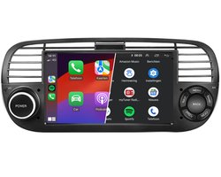 Carplay autoradio voor Fiat 500 | 2007 t/m 2015 | Android 13 | Draadloos Apple Carplay & Android auto | 2GB + 64GB | 4-Core processor | Denago | 2025 model | 2007 2008 2009 2010 2011 2012 2013 2014 2015 | Bluetooth & Wifi