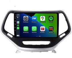 Carplay autoradio voor Jeep Cherokee | 2014 t/m 2018 | Android 13 | Draadloos Apple Carplay & Android Auto | 2GB + 32GB | 8-Core processor | Davilon | 2025 model | 2014 2015 2016 2017 2018 | Bluetooth & Wifi