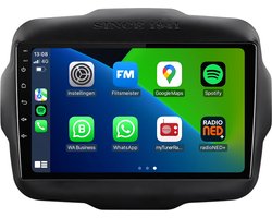 Carplay autoradio voor Jeep Renegade | 2014 t/m 2023 | Android 13 | Draadloos Apple Carplay & Android Auto | 2GB + 32GB | 8-Core processor | Davilon | 2025 model | 2012 2013 2014 2015 2016 2017 2018 2019 2020 | Bluetooth & Wifi