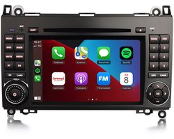 Carplay autoradio voor Mercedes Vito Viano Sprinter | 2004 t/m 2018 | Android 14 | Draadloos Apple Carplay & Android Auto | 4GB + 64GB | 8-Core processor | Cartronix | 2025 model |2003 2004 2005 2006 2007 2008 | Bluetooth & Wifi