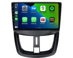 Carplay autoradio voor Peugeot 207 | 207CC | 207(CC) Cabrio | 206+ | 2006 t/m 2015 | Android 13 | Draadloos Apple Carplay & Android Auto | 2GB + 32GB | 8-Core | Davilon | 2025 model | 2006 t/m 2011 2012 2013 2014 2015 | Bluetooth & Wifi