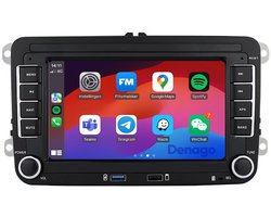 Carplay autoradio voor Seat | Leon | Altea | Alhambra | Toledo | 2004 t/m 2018 | Android 13 | Draadloos Apple Carplay & Android Auto | 1GB + 32GB | Denago | 2004 2005 2006 2007 2008 2009 2010 2011 2012 2013 2014 2015 2016 2017 2018 | Bluetooth & Wifi