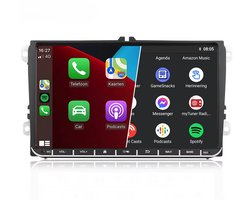 Carplay autoradio voor Skoda Octavia | Fabia | Supberb | Rapid | Roomster | Yeti | 2006 t/m 2017 | Android 13 | Draadloos Apple Carplay & Android Auto | 2GB + 64GB | Denago | 2006 2007 2008 2009 2010 2011 2012 2013 2014 2015 2016 2017 | Bluetooth