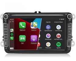 Carplay autoradio voor Skoda Octavia | Fabia | Supberb | Rapid | Roomster | Yeti | 2006 t/m 2017 | Android 13 | Draadloos Apple Carplay & Android Auto | 4GB + 64GB | Denago | 2006 2007 2008 2009 2010 2011 2012 2013 2014 2015 2016 2017 | Bluetooth