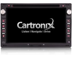 Carplay autoradio voor Volkswagen Golf | Passat | Transporter T5 | 2003 t/m 2020 | Android 13 | Draadloos Apple Carplay & Android Auto | 4GB + 64GB | 8-Core processor | Cartronix | 2025 model | 2003 t/m 2020 | Bluetooth & Wifi