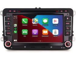 Carplay autoradio voor Volkswagen Polo Passat Caddy Tiguan Golf 5 6 | 2006 t/m 2020 | Android 13 | Draadloos Apple Carplay & Android auto | 4GB + 64GB | 8-Core processor | Cartronix | 2025 model | Bluetooth & Wifi