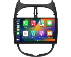 CarPlay geschikt voor Peugeot 206 1998-2009 Android 12 navigatie en multimediasysteem 2GB RAM 32GB ROM