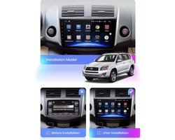 CarPlay geschikt voor Toyota Rav4 2006-2013 Android navigatie en multimediasysteem bluetooth usb wifi 2+32GB