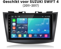 Cestovet Autoradio - Geschikt Voor Suzuki Swift IV 2011 t/m 2017 - Apple Carplay & Android Auto (Draadloos) - FM RDS USB