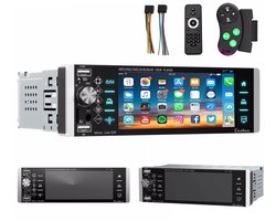 ESSGOO 1Din Autoradio Universeel - 5,1Inch Touchscreen - Apple Carplay & Android Auto (Draadloos) - Bluetooth - Mirrorlink - FM Ontvanger