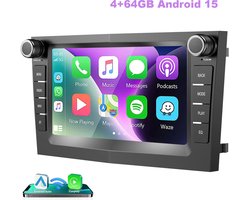 ESSGOO 4 + 64 GB CarPlay voor Opel Astra Corsa Zafira - Draadloos Apple Carplay en Android Auto - Android 14 - Radio met navigatie - 7 inch HD touchscreen - WIFI Bluetooth RDS MP5