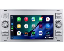 Geschikt voor Ford C-max (2003 t/m 2010) | 7 inch Android 15.0 CarPlay autoradio | Draadloos CarPlay & Android Auto | 2GB RAM + 32GB | Externe microfoon | Bluetooth & WiFi | NAVIBOP NB-1243 | Bouwjaar 2003 t/m 2010