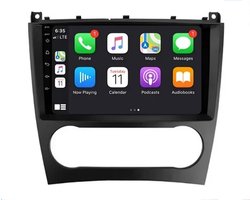 geschikt voor Mercedes-Benz | C klasse W203 | CLC klasse | CLK W209 | 2005 - 2012 | Carplay & Android auto | 2GB & 32GB | Autoradio met navigatie | Radio scherm | 2004 2005 2006 2007 2008 2009 2010 2011 2012