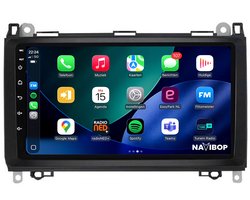 Geschikt voor Mercedes Vito (2006 t/m 2017) | 9 inch Android 15.0 CarPlay autoradio | Draadloos CarPlay & Android Auto | 2GB RAM + 32GB | Externe microfoon | Bluetooth & WiFi | NAVIBOP NB-1378 | Bouwjaar 2006 t/m 2017