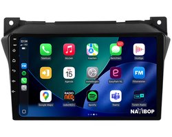 Geschikt voor Nissan Pixo (2008 t/m 2014) | 9 inch Android 15.0 CarPlay autoradio | Draadloos CarPlay & Android Auto | 2GB RAM + 32GB | Externe microfoon & Achteruitrijcamera (AHD) | Bluetooth & WiFi | NAVIBOP NB-1424 | Bouwjaar 2008 t/m 2014