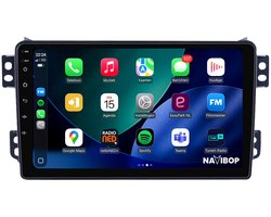Geschikt voor Opel Agila (2008 t/m 2014) | 9 inch Android 15.0 CarPlay autoradio | Draadloos CarPlay & Android Auto | 2GB RAM + 32GB | Externe microfoon | Bluetooth & WiFi | NAVIBOP NB-2167 | Bouwjaar 2008 t/m 2014