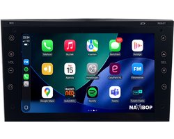 Geschikt voor Opel Corsa D - Zwart (2001 t/m 2013) | 4+64GB 8-CORE | 7 inch Android 15.0 CarPlay autoradio | Draadloos CarPlay & Android Auto | Mic, Camera (AHD) & DAB+ | Bluetooth & WiFi | NAVIBOP NB-4743 | Bouwjaar 2001 t/m 2013