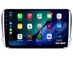 Geschikt voor Peugeot 208 (2013 t/m 2020) | 4+64GB 8-CORE | 10 inch Android 15.0 CarPlay autoradio | Draadloos CarPlay & Android Auto | Externe microfoon & Achteruitrijcamera (AHD) | Bluetooth & WiFi | NAVIBOP NB-4439 | Bouwjaar 2013 t/m 2020
