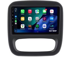 Geschikt voor Renault Traffic 2015-2021 | 9" Android 14.0 Autoradio | Apple CarPlay & Android Auto | 2GB RAM & 32GB opslag | Draadloze verbinding | HD Touchscreen | FM, AM, DAB+ Radio | Bluetooth handsfree bellen