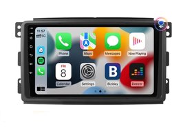 geschikt voor Smart Fortwo | 2005 - 2010 | 2GB & 32GB | Carplay & Android auto | Autoradio met navigatie | Radio scherm | 2005 2006 2007 2008 2009 2010 | Mercedes for two