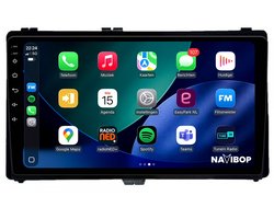 Geschikt voor Toyota Auris (2013 t/m 2016) | 4+64GB 8-CORE | 9 inch Android 15.0 CarPlay autoradio | Draadloos CarPlay & Android Auto | Mic, Camera (AHD) & DAB+ | Bluetooth & WiFi | NAVIBOP NB-4905 | Bouwjaar 2013 t/m 2016