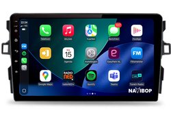 Geschikt voor Toyota Auris | 9" Android 14.0 Autoradio | Apple CarPlay & Android Auto | 2GB RAM & 32GB opslag | Draadloze verbinding | HD Scherm | FM, AM, DAB+ Radio | Bluetooth handsfree bellen | 2008, 2009, 2010, 2011, 2012, 2013, 2014, 2015