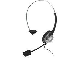 Hama In-Ear-Headset On Ear headset Telefoon Kabel Mono Zwart/zilver Volumeregeling