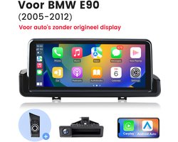 Hexinex autoradio Geschikt voor BMW 3 Serie E90 E91 E92 E93 - Draadloos CarPlay, Android auto, multimediaspeler, 1GB+32GB