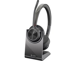 HP Poly Voyager 4320 USB-A Headset +BT700 Dongle On Ear headset Computer Bluetooth Stereo Zwart Volumeregeling, Microfo